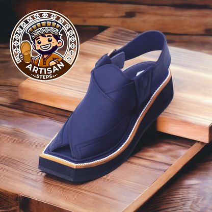 Kaptan Chappal - Blue